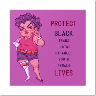 Protect All Black Lives Posters and Art